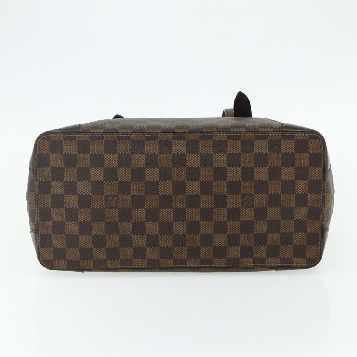 Louis Vuitton Hampstead Damier Brown Canvas Tote Bag Bag (Pre-Owned)
