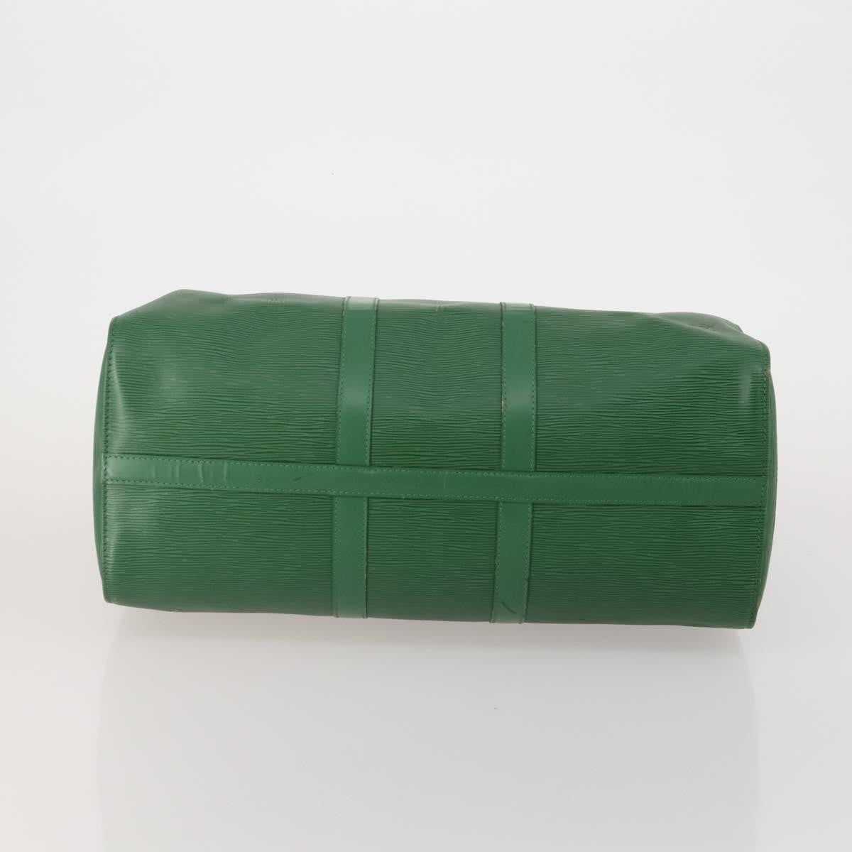 Louis Vuitton Keepall Epi Leather Green Leather Travel Bag Bag (Pre-Owned)