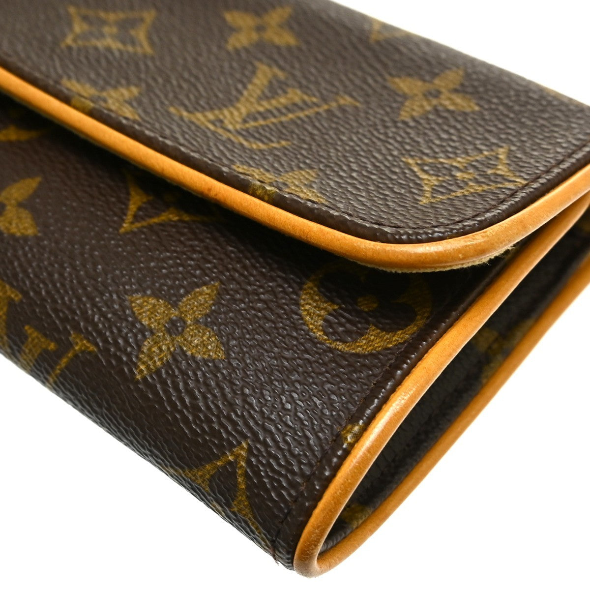 Louis Vuitton Twin Monogram Canvas Brown Canvas Clutche & Pouche Bag (Pre-Owned)