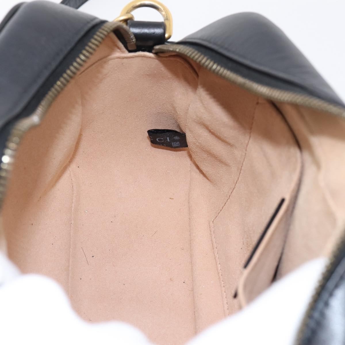 Gucci Gg Marmont Monochrome Matelasse Leather Black Leather Shoulder Bag Bag (Pre-Owned)