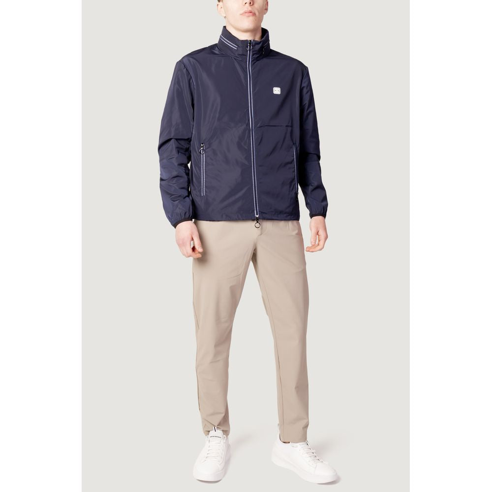 Armani Exchange Blue Polyester Men's Jacket