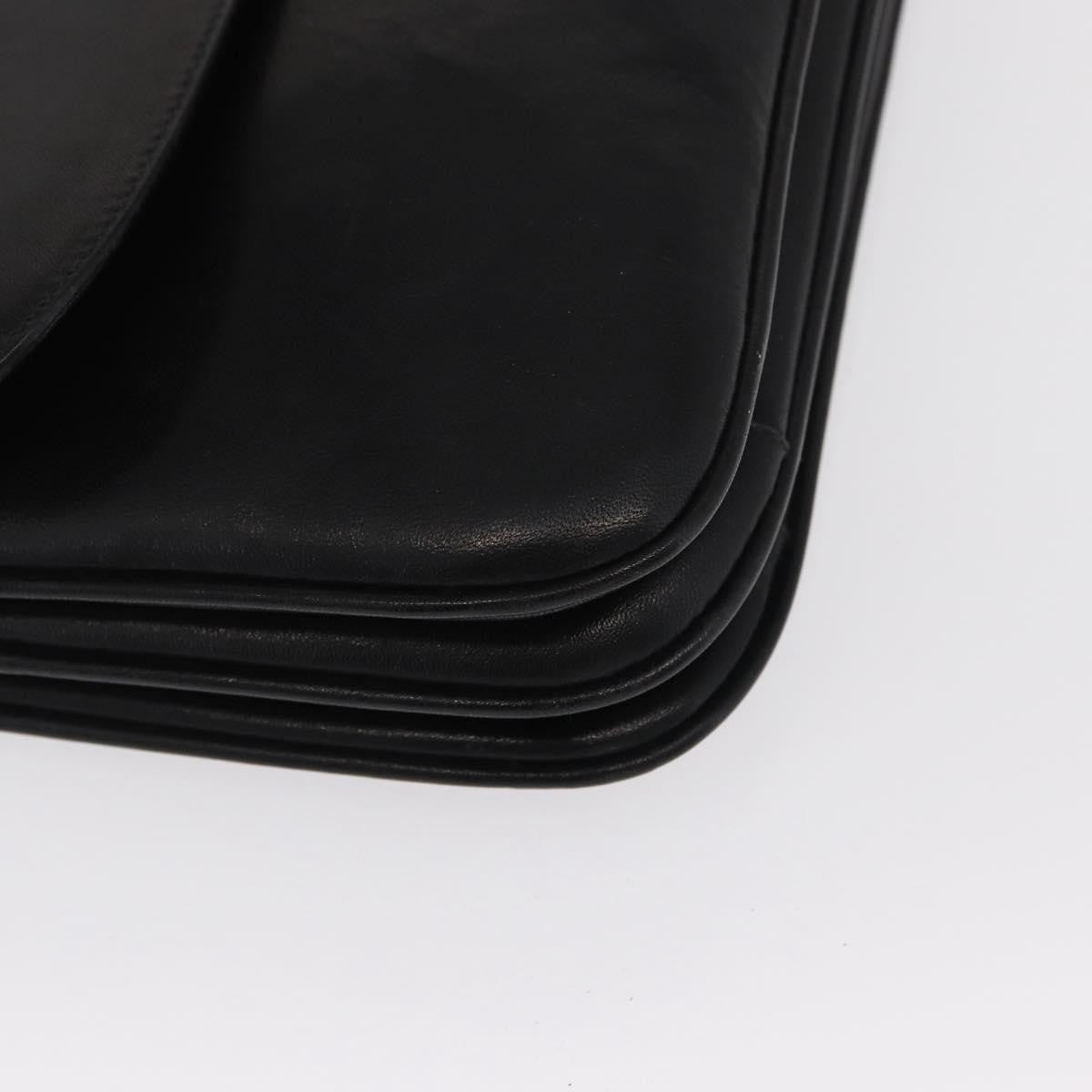Celine Handbag Leather Black Leather Handbag (Pre-Owned)