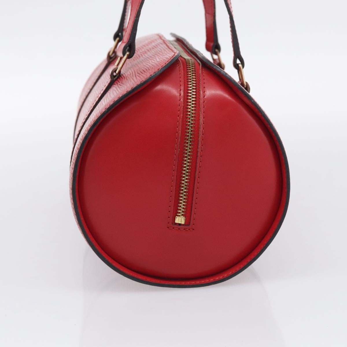 Louis Vuitton Soufflot Epi Leather Red Leather Tote Bag Bag (Pre-Owned)