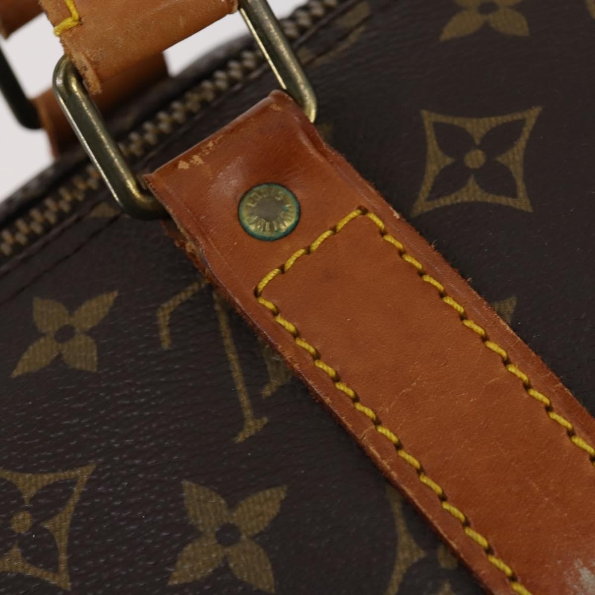 Louis Vuitton Keepall Monogram Canvas Brown Canvas Travel Bag Bag (Pre-Owned)