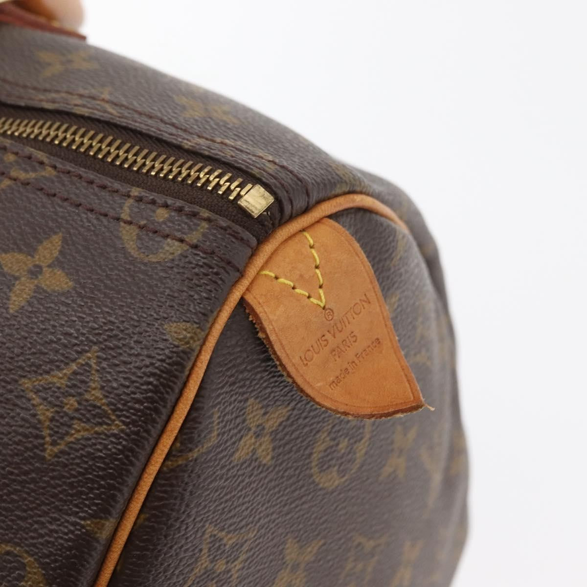 Louis Vuitton Speedy Monogram Canvas Brown Canvas Handbag (Pre-Owned)
