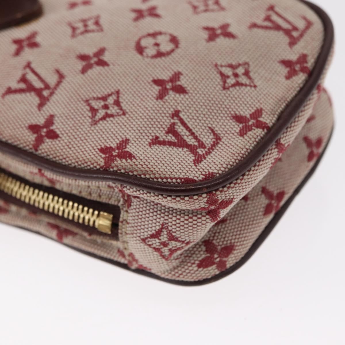 Louis Vuitton Camera Mini Lin Red Canvas Clutche & Pouche Bag (Pre-Owned)