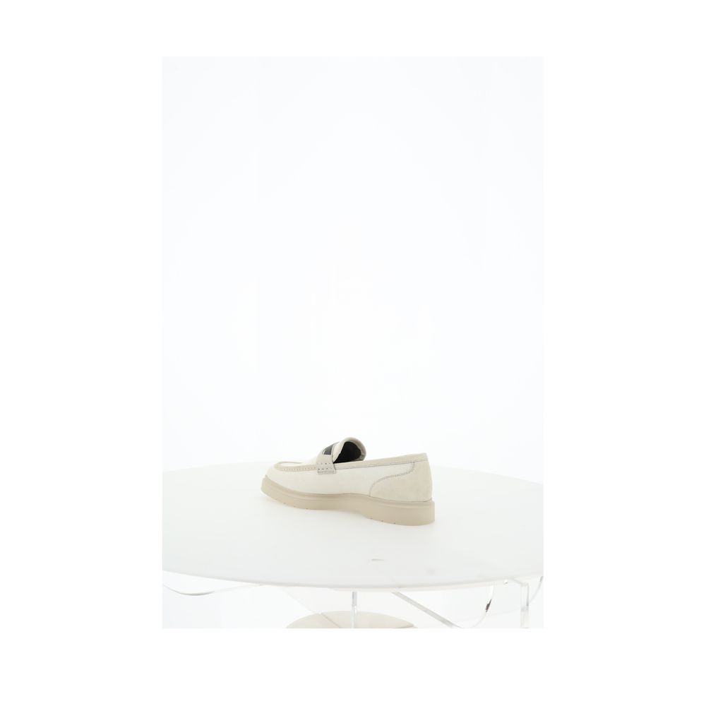 Brunello Cucinelli Beige Loafers Women's Shoes