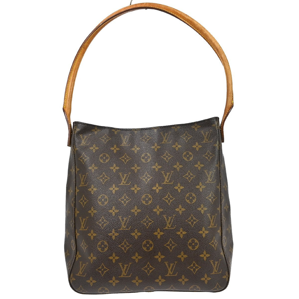 Louis Vuitton Looping Monogram Canvas Brown Canvas Handbag (Pre-Owned)