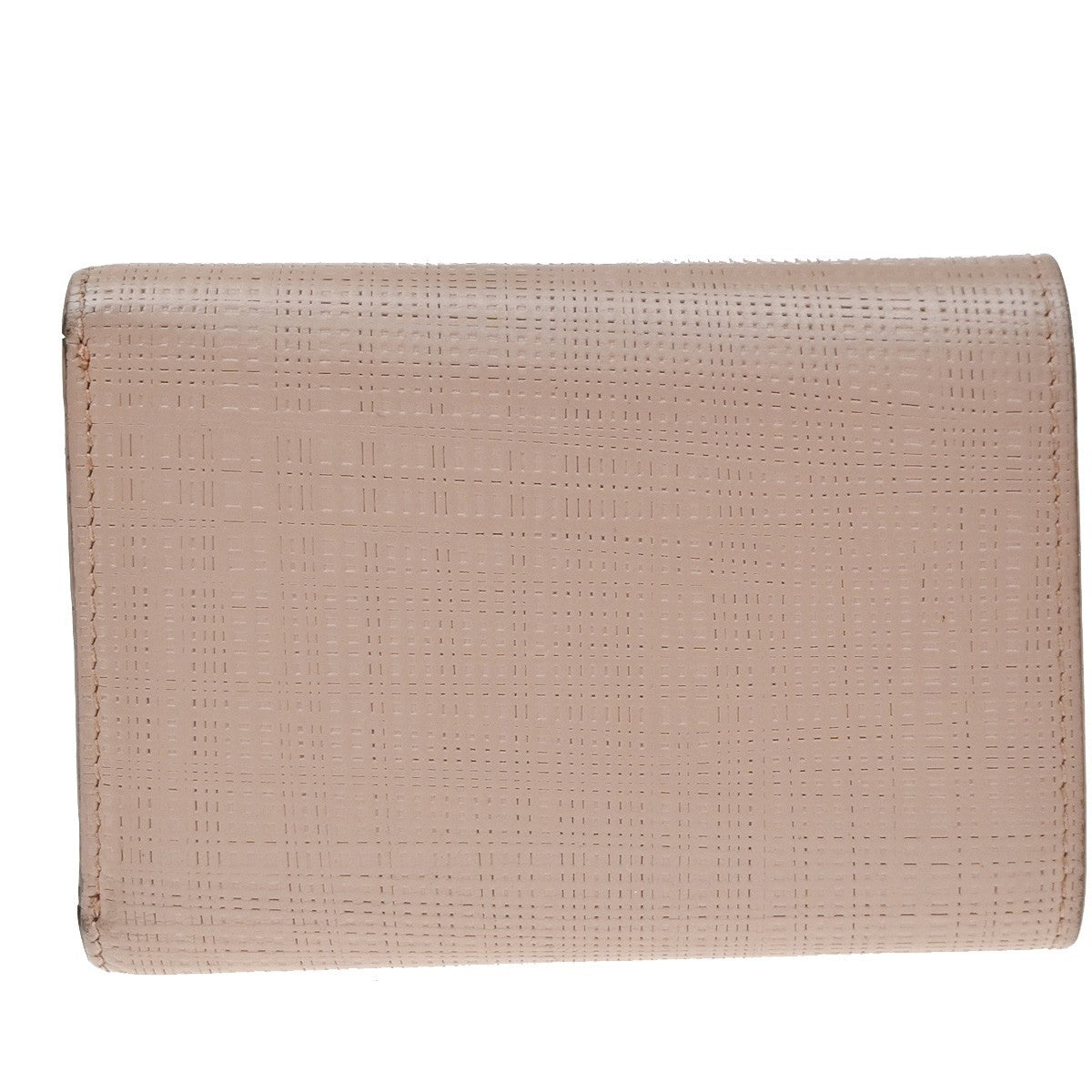 Loewe Anagram Trifold Flap Leather Pink Leather Wallets Accessory (Pre-Owned)