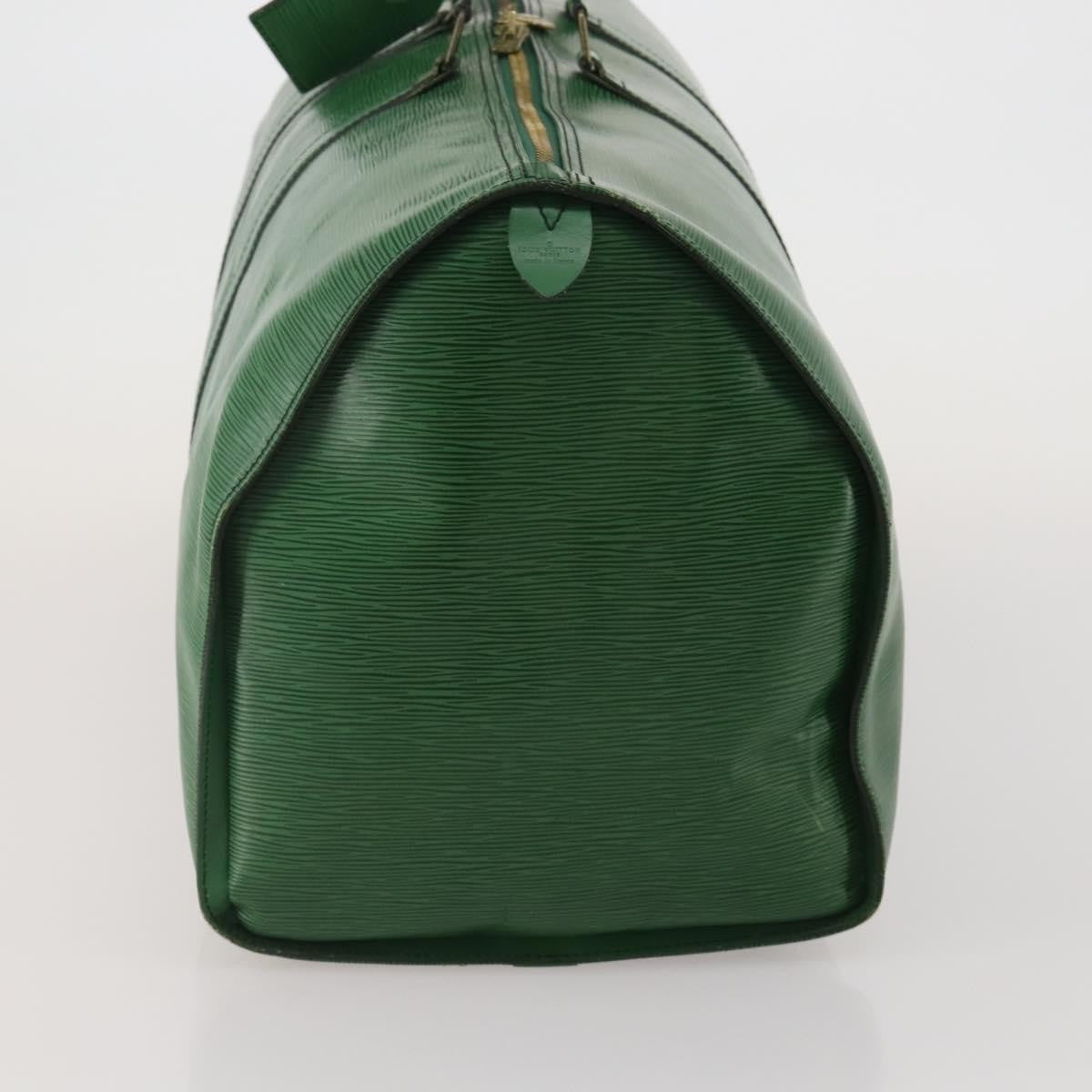 Louis Vuitton Keepall Epi Leather Green Leather Travel Bag Bag (Pre-Owned)