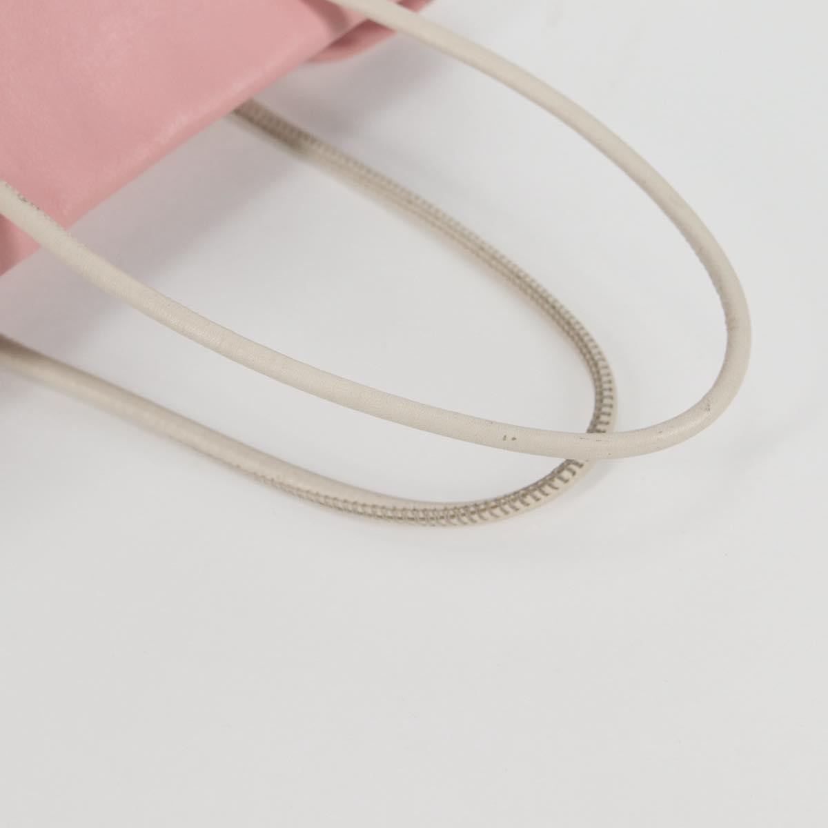 Chanel Essential Shopping Tote Leather Pink Leather Bag (Pre-Owned)