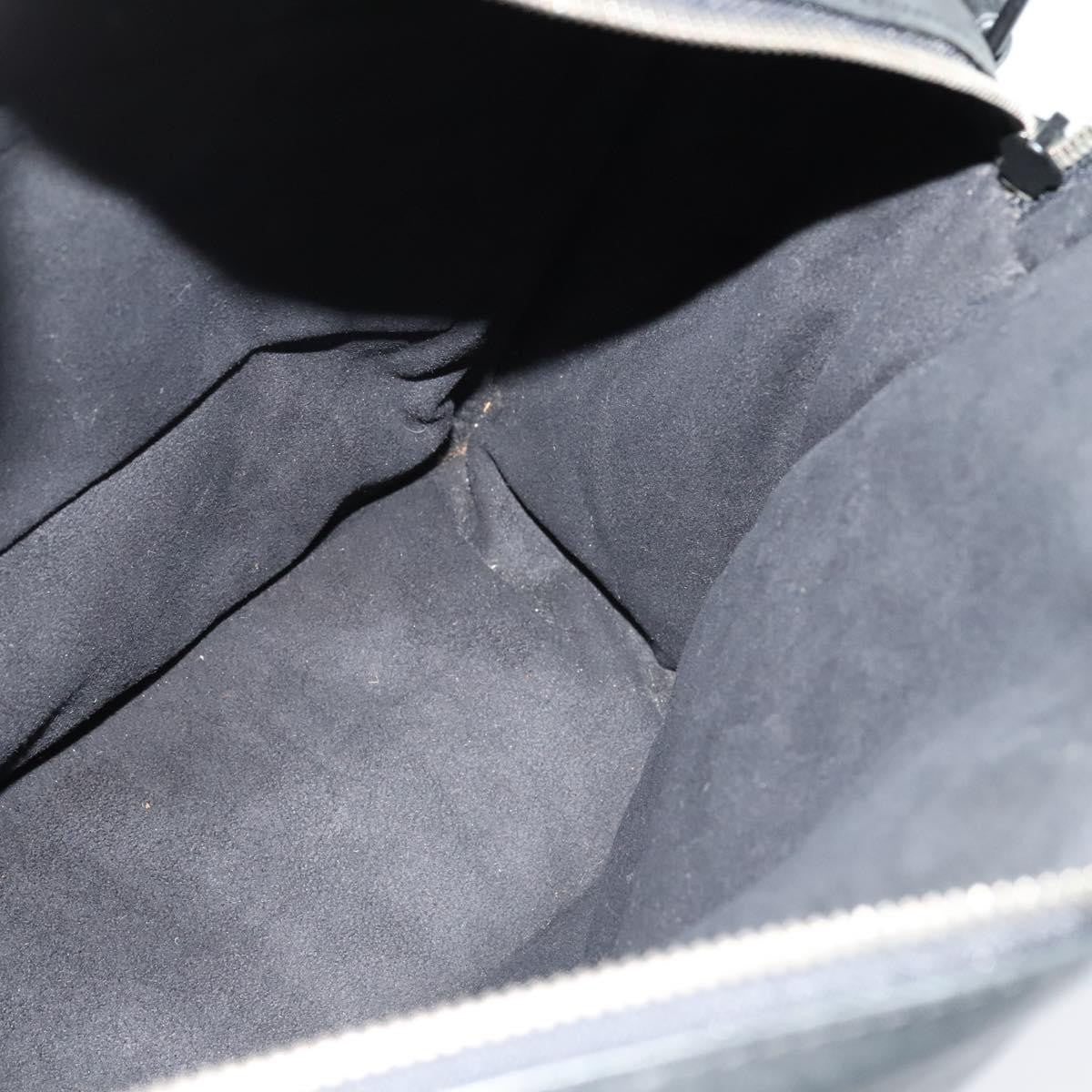 Louis Vuitton Clarkson Messenger Monogram Shadow Leather Black Leather Bag (Pre-Owned)