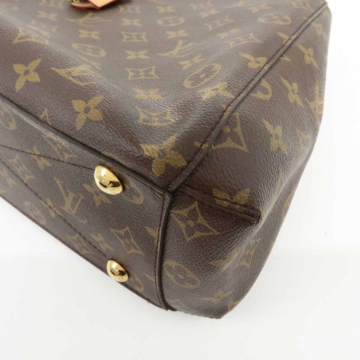 Louis Vuitton Montaigne Monogram Canvas Brown Canvas Handbag (Pre-Owned)