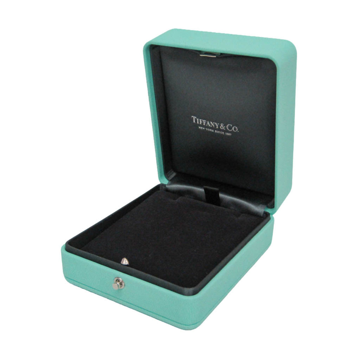 Tiffany & Co. T Smile Pendant 18K White Gold Silver White_Gold Necklace Jewelry (Pre-Owned)