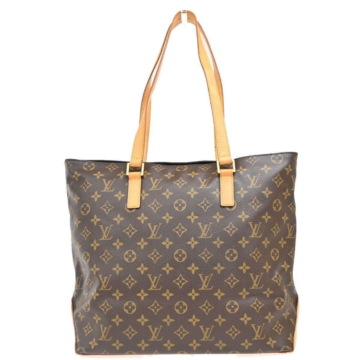 Louis Vuitton Cabas Mezzo Monogram Canvas Brown Canvas Tote Bag Bag (Pre-Owned)