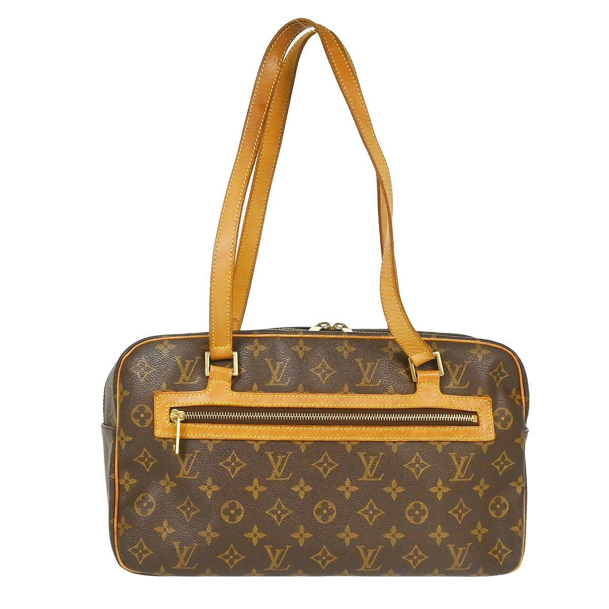 Louis Vuitton Cite Monogram Canvas Brown Canvas Shoulder Bag Bag (Pre-Owned)