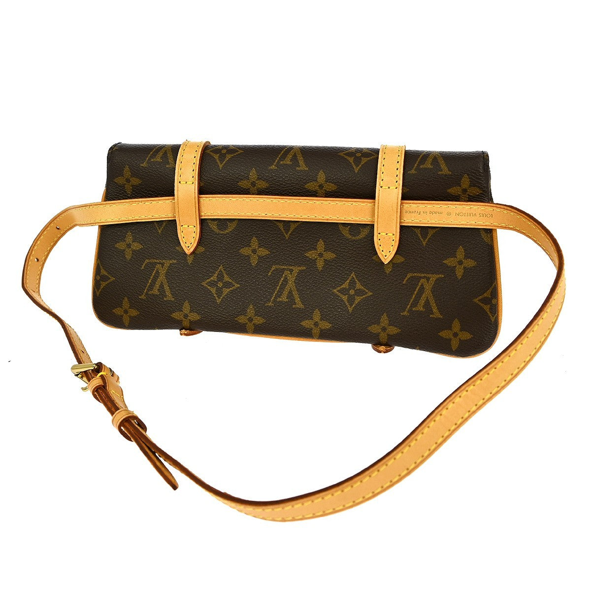 Louis Vuitton Marelle Monogram Brown Canvas Clutche & Pouche Bag (Pre-Owned)