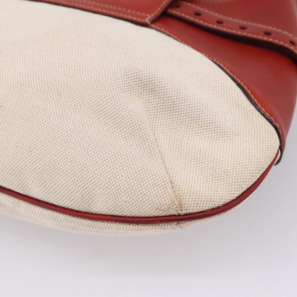 Gucci Horsebit Gg Canvas And Leather Beige Canvas Tote Bag Bag (Pre-Owned)