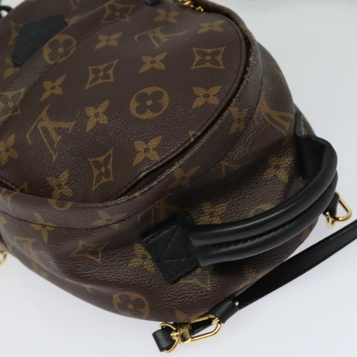 Louis Vuitton Palm Springs Monogram Canvas Brown Canvas Backpack Bag (Pre-Owned)