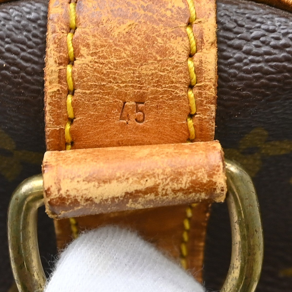Louis Vuitton Keepall Bandouliere Monogram Canvas Brown Canvas Travel Bag Bag (Pre-Owned)