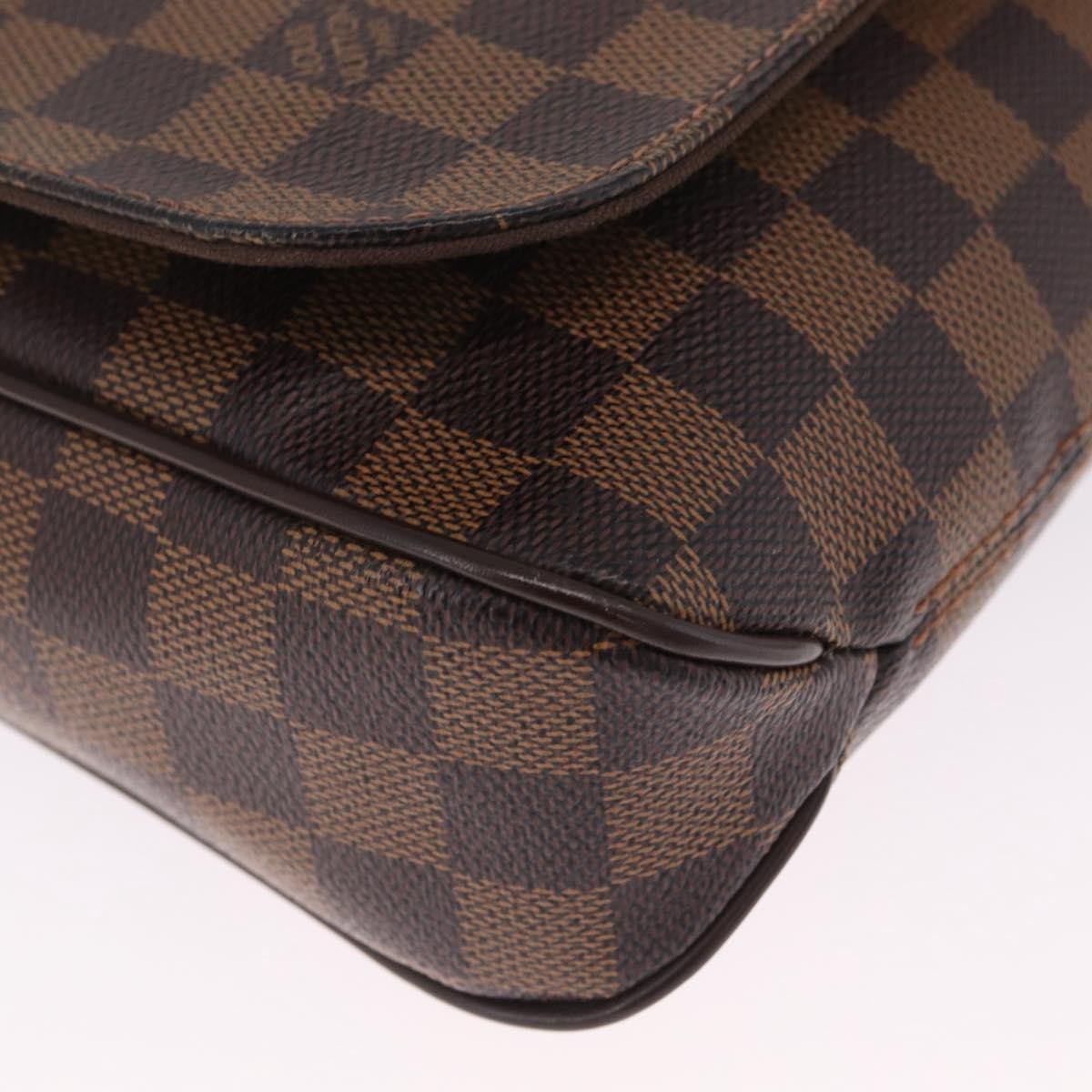 Louis Vuitton District Messenger Damier Brown Canvas Handbag (Pre-Owned)