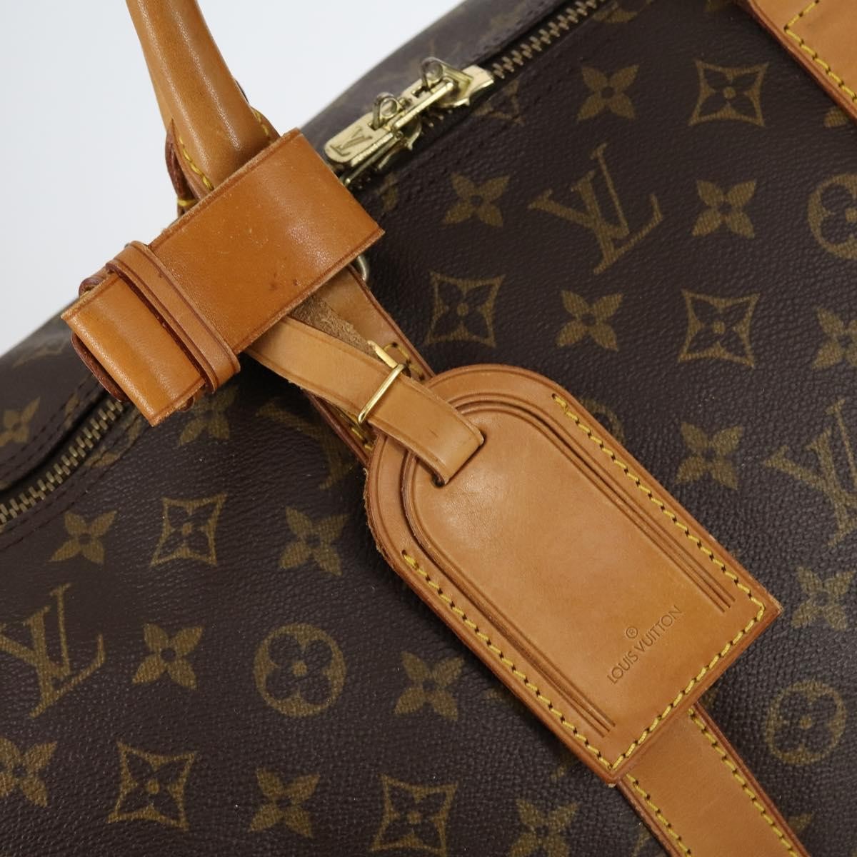 Louis Vuitton Keepall Monogram Canvas Brown Canvas Travel Bag Bag (Pre-Owned)