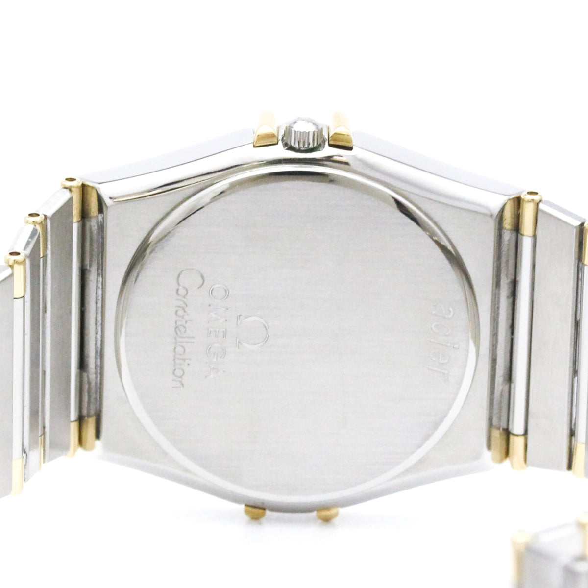 Omega Constellation Quartz Stainless Steel And Yellow Gold Watch (Pre-Owned)