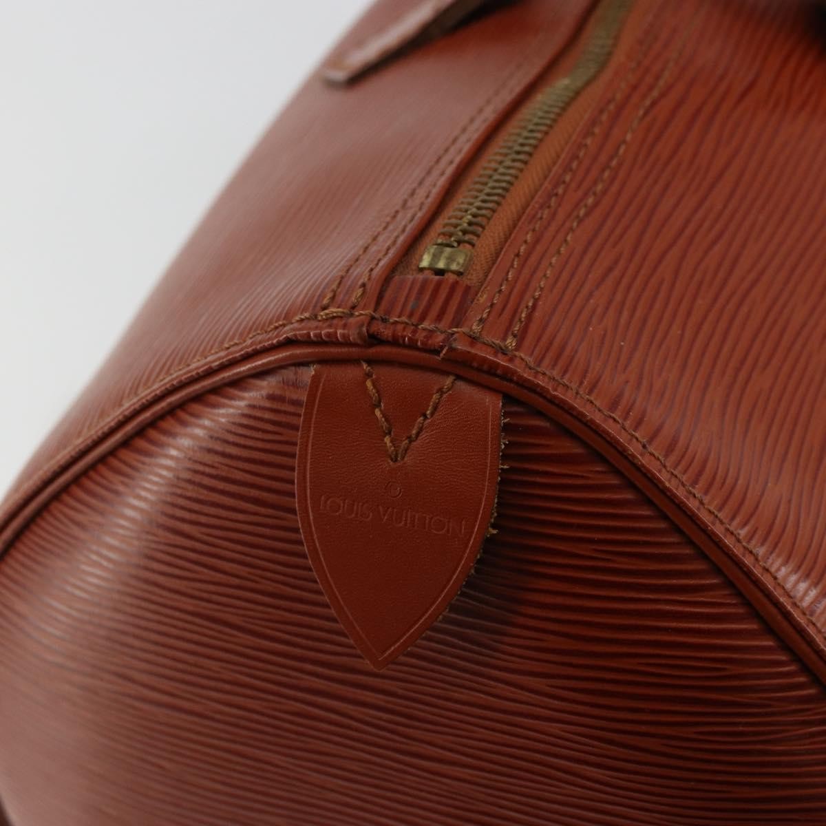 Louis Vuitton Speedy Epi Leather Brown Leather Handbag (Pre-Owned)
