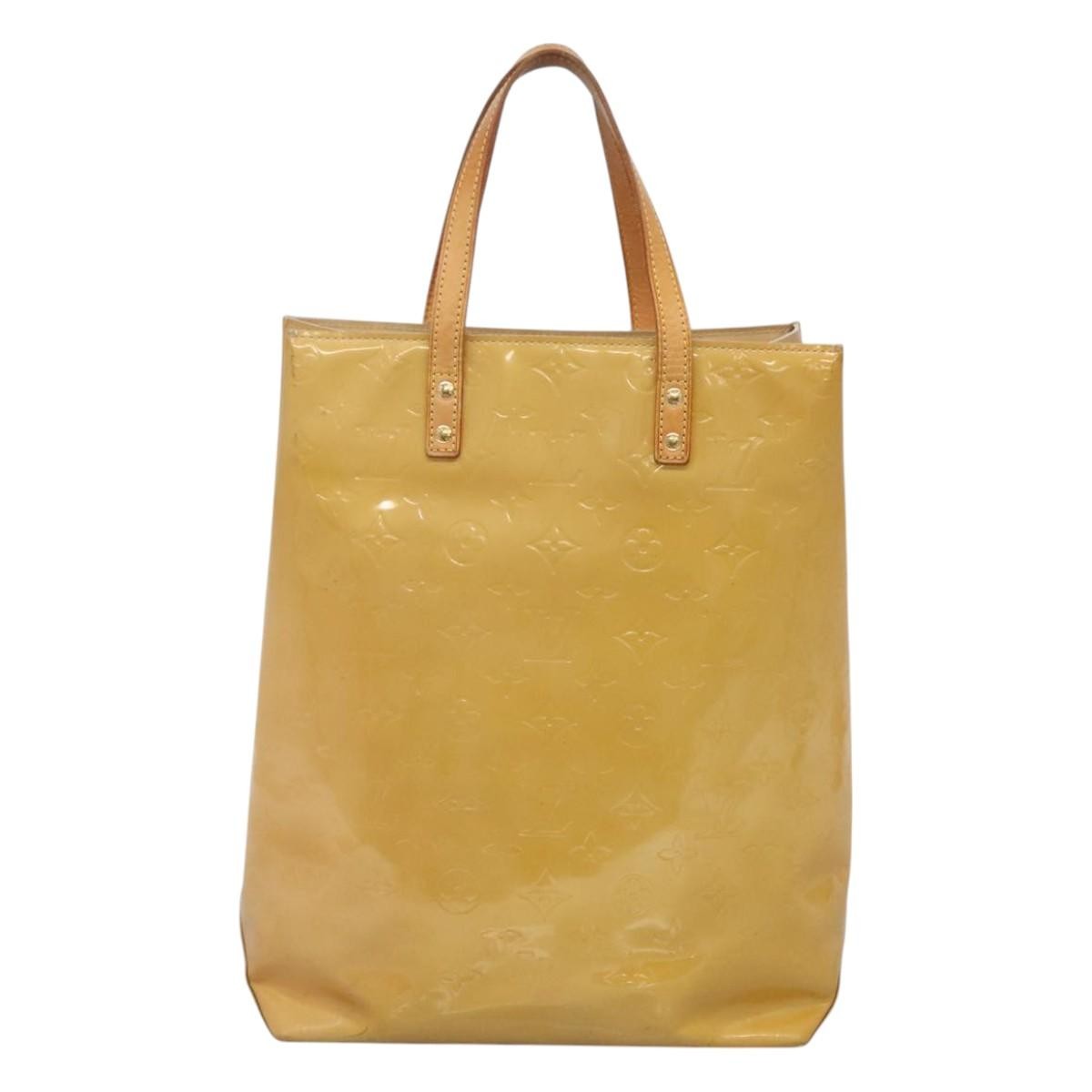 Louis Vuitton Reade Monogram Vernis Beige Patent_Leather Tote Bag Bag (Pre-Owned)
