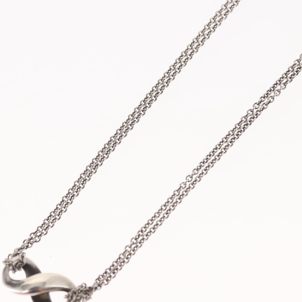 Tiffany & Co. Infinity Double Chain Pendant Silver Silver Silver Jewelry (Pre-Owned)