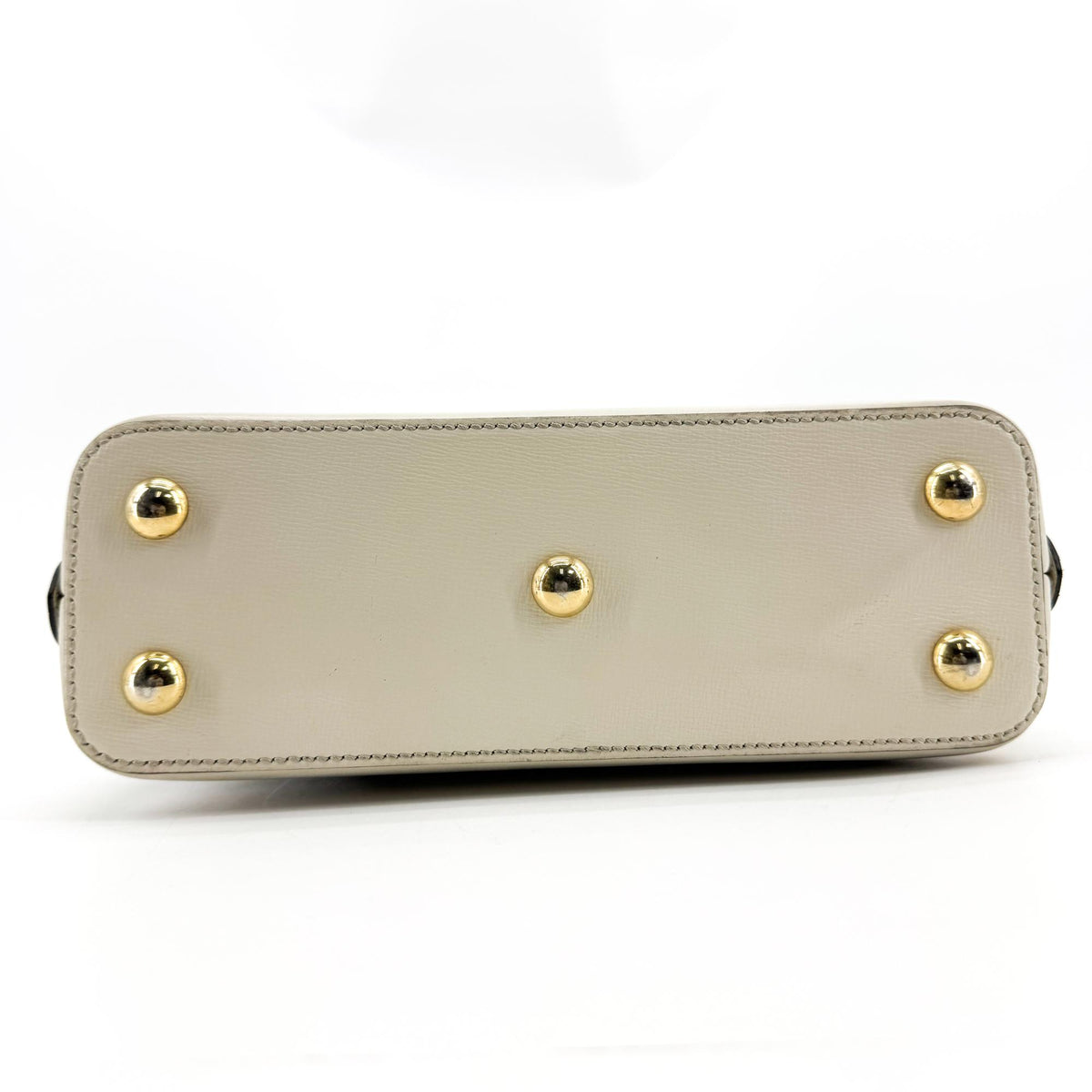 Gucci Horsebit 1955 Top Handle Gg Coated Canvas With Leather Beige Canvas Handbag (Pre-Owned)