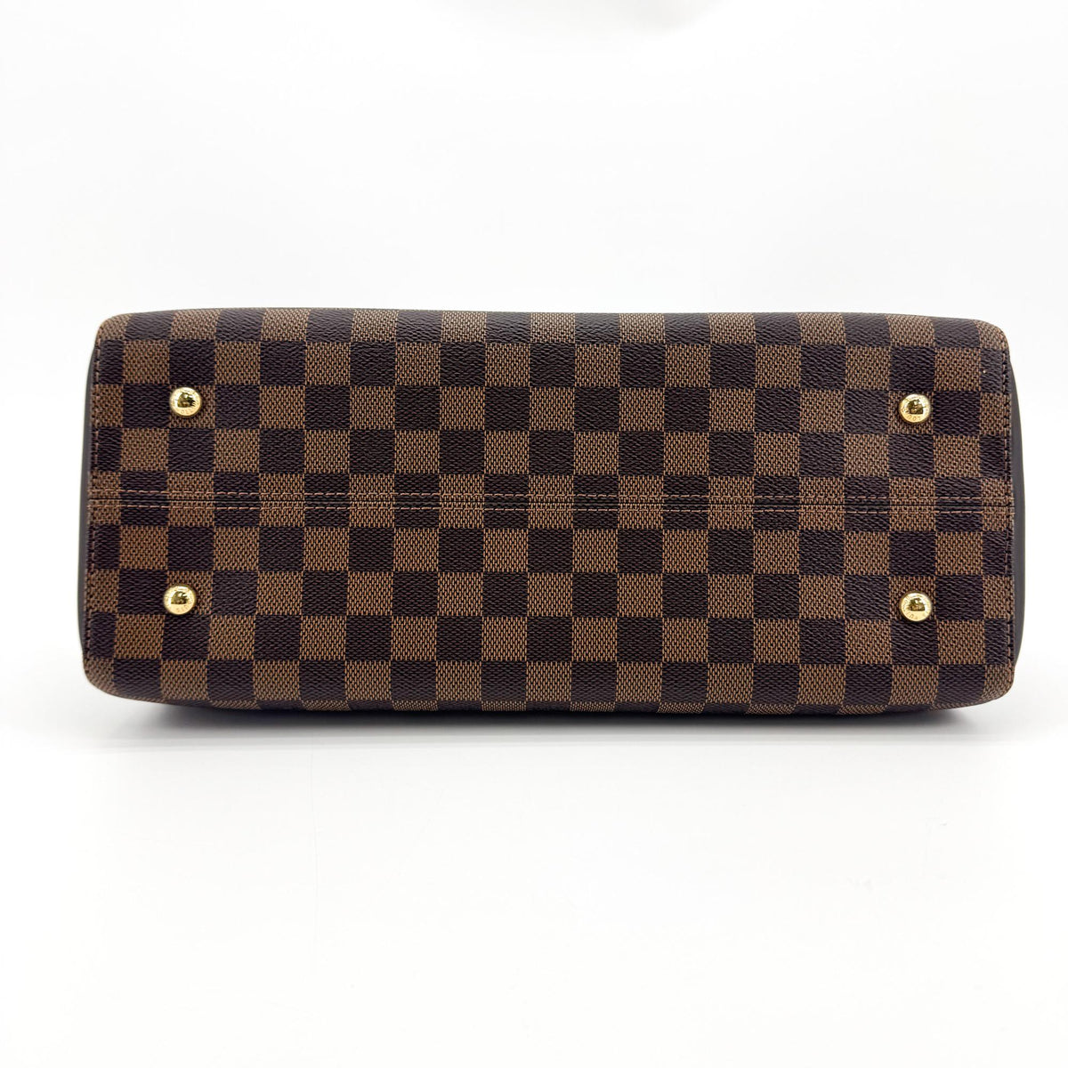 Louis Vuitton Kensington Bowling Damier Brown Canvas Handbag (Pre-Owned)