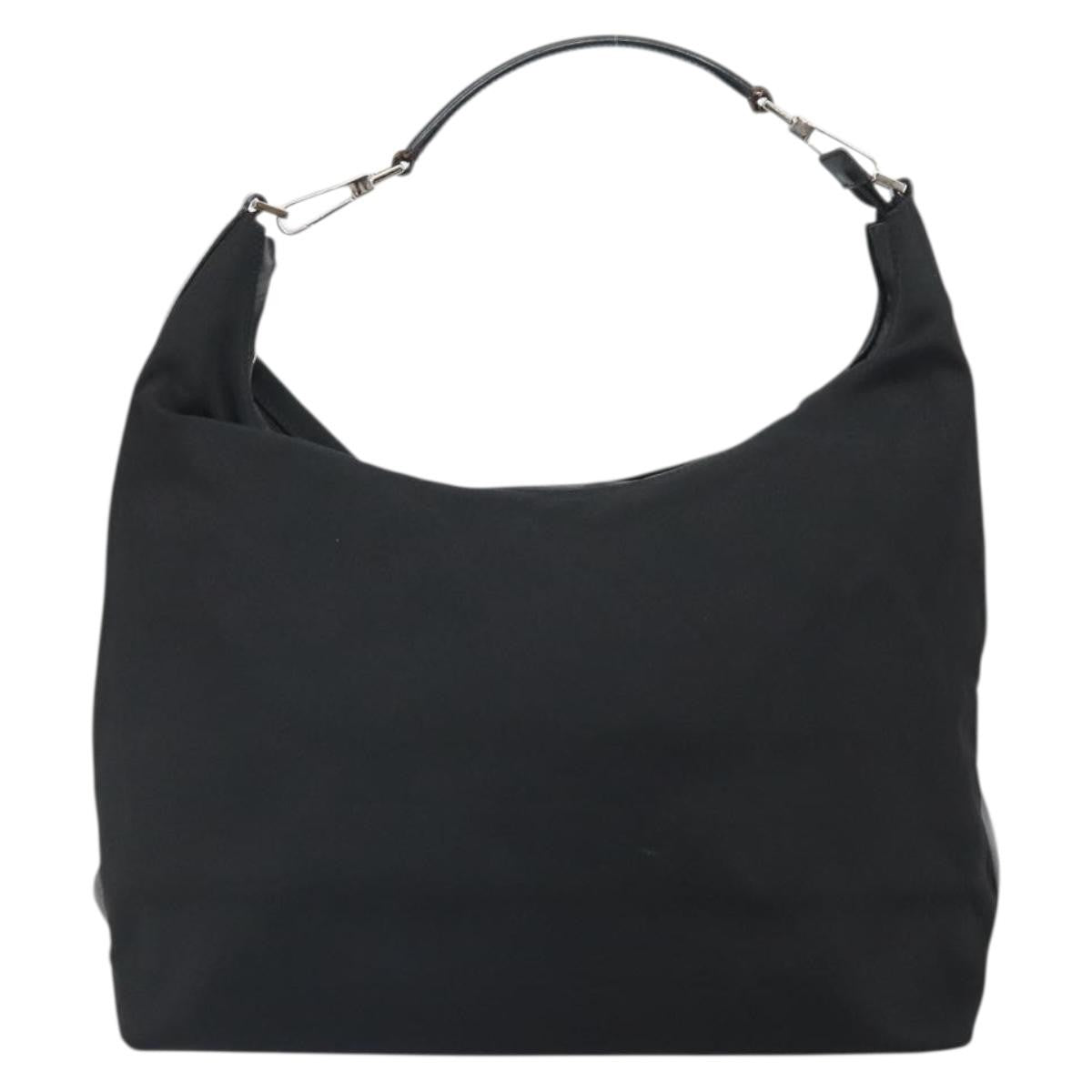 Gucci Vintage Nylon Black Nylon Shoulder Bag Bag (Pre-Owned)