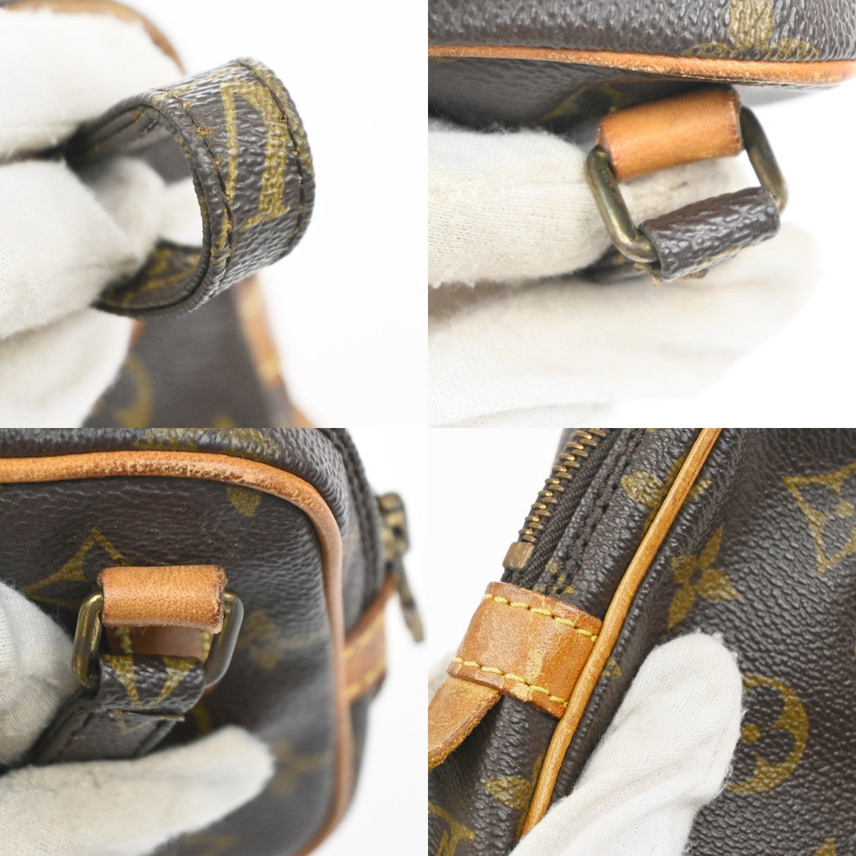 Louis Vuitton Pochette Marly Bandouliere Monogram Canvas Brown Canvas Shoulder Bag Bag (Pre-Owned)