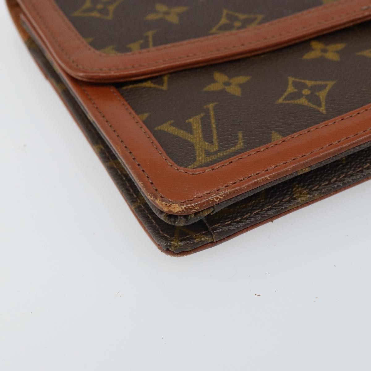 Louis Vuitton Dame Pochette Monogram Canvas Brown Canvas Clutche & Pouche Bag (Pre-Owned)