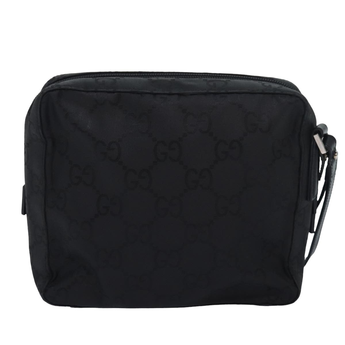 Gucci Vintage Clutch Canvas Black Canvas Clutche & Pouche Bag (Pre-Owned)