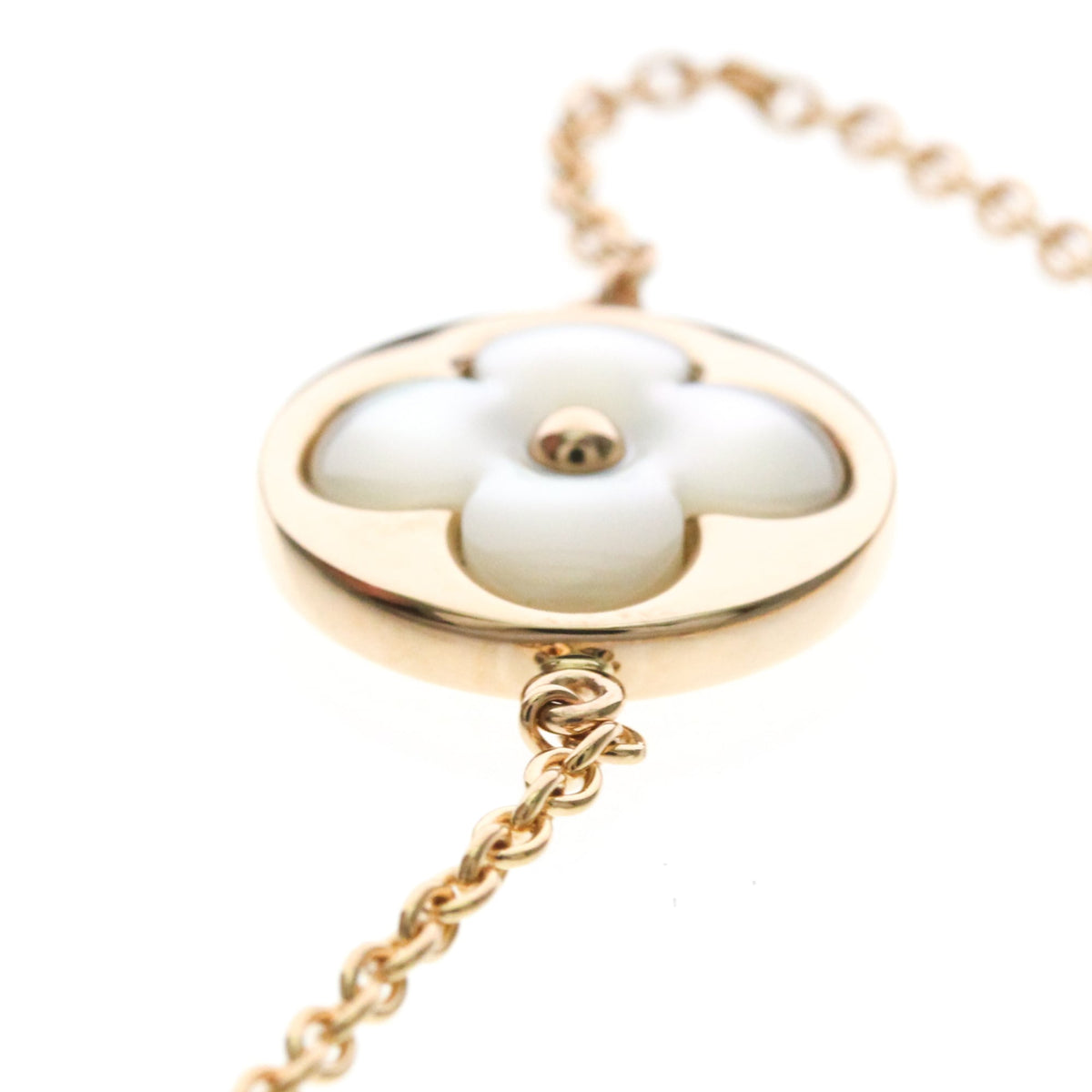 Louis Vuitton Color Blossom Sun 18K Rose Gold With Mother Of Pearl Gold Pink_Gold Bracelet Jewelry (Pre-Owned)