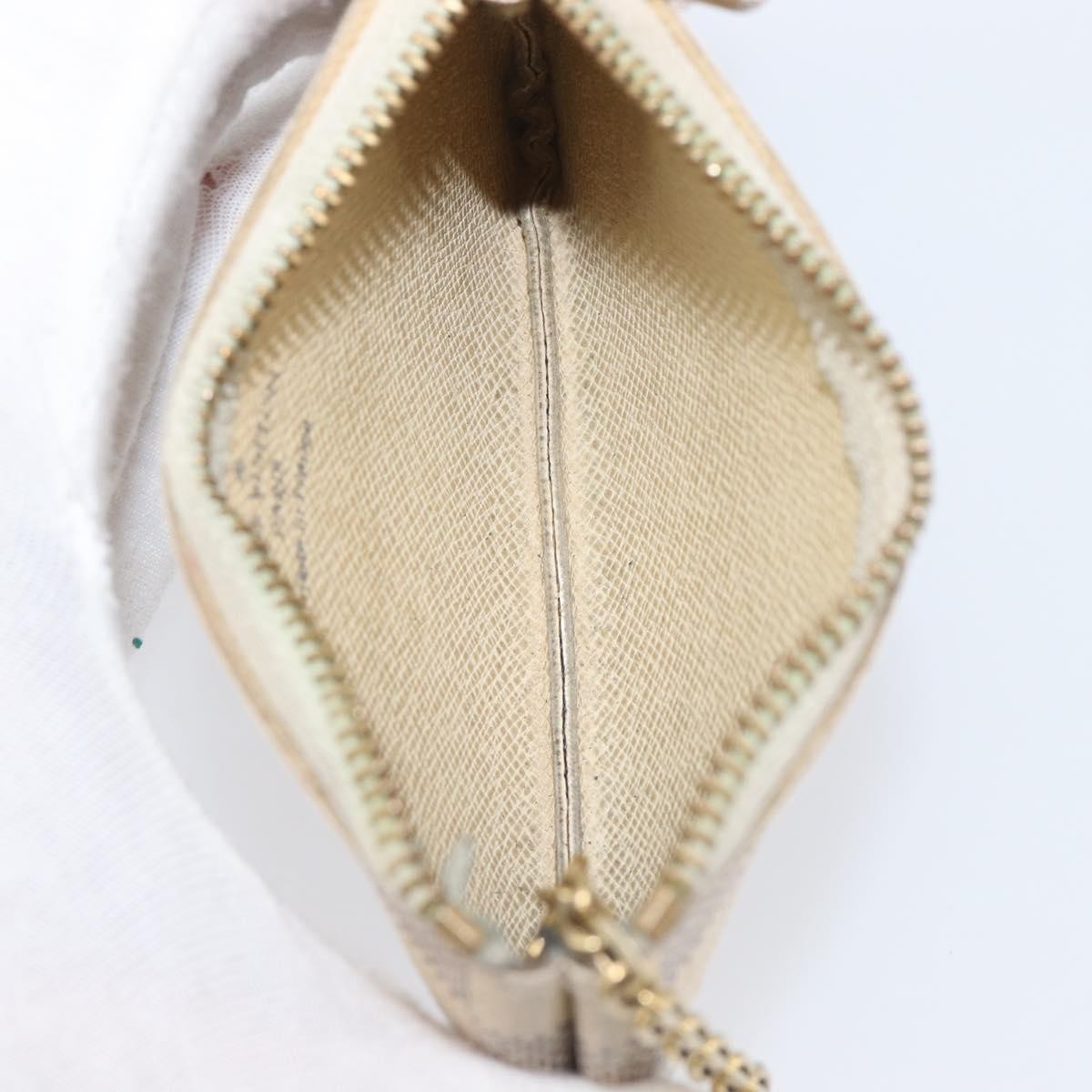 Louis Vuitton Pochette Clés Nm Damier Canvas Beige Canvas Wallets Accessory (Pre-Owned)