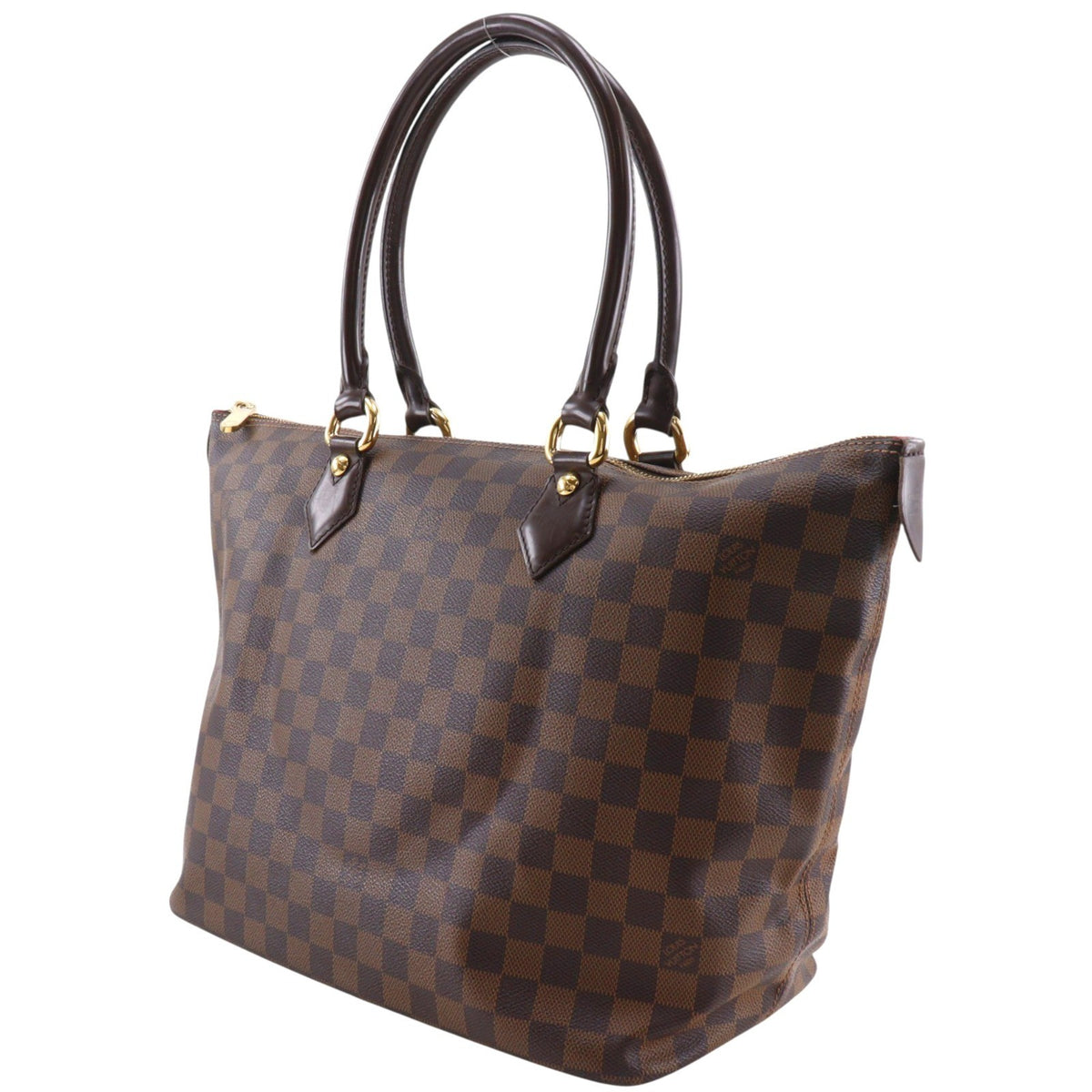 Louis Vuitton Saleya Damier Brown Canvas Tote Bag Bag (Pre-Owned)