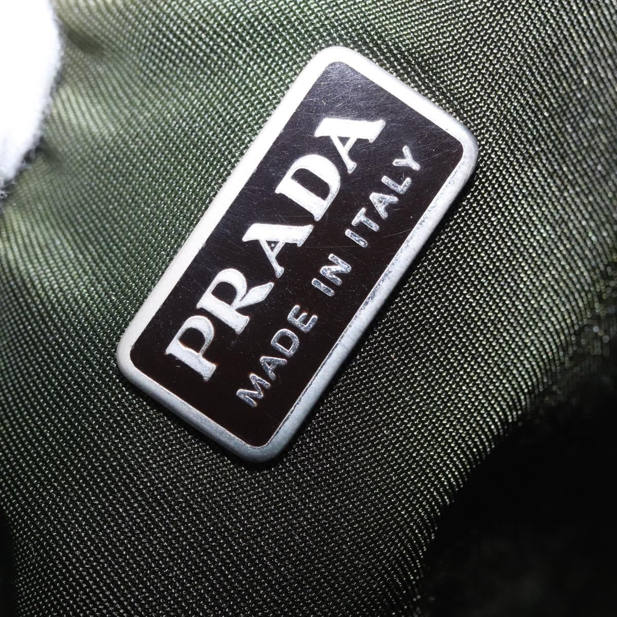 Prada Vintage Wool Black Wool Handbag (Pre-Owned)