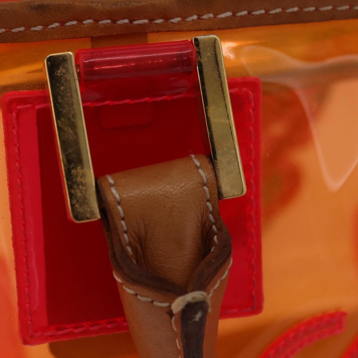 Loewe Amazona Pvc Orange Plastic_Glass Handbag (Pre-Owned)