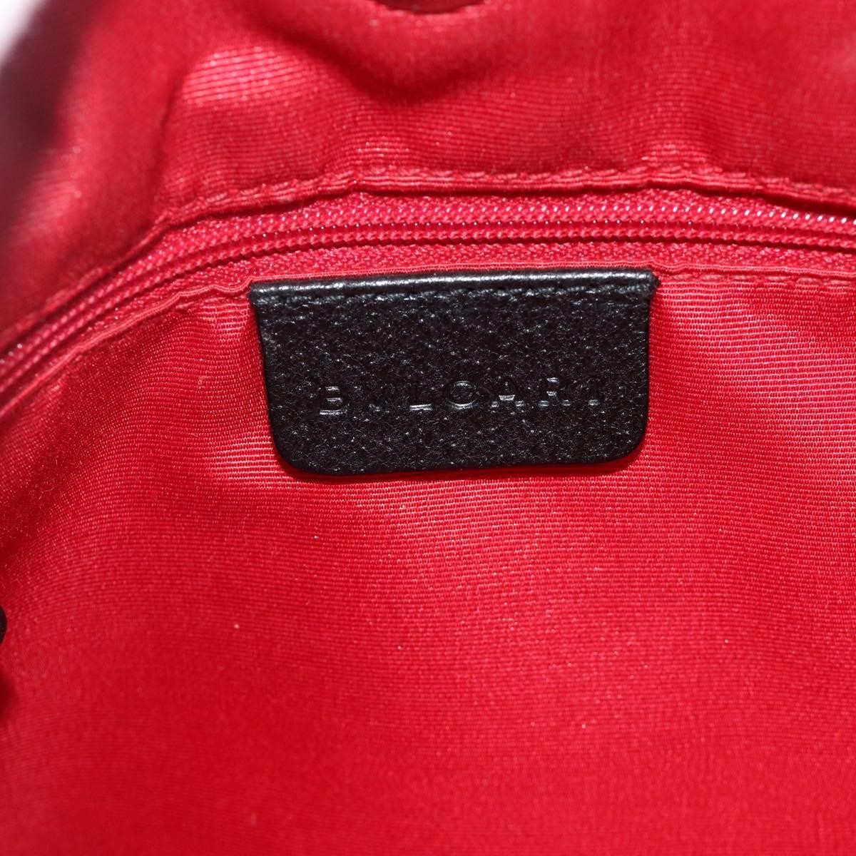 Bvlgari Logomania Canvas Black Canvas Shoulder Bag Bag (Pre-Owned)