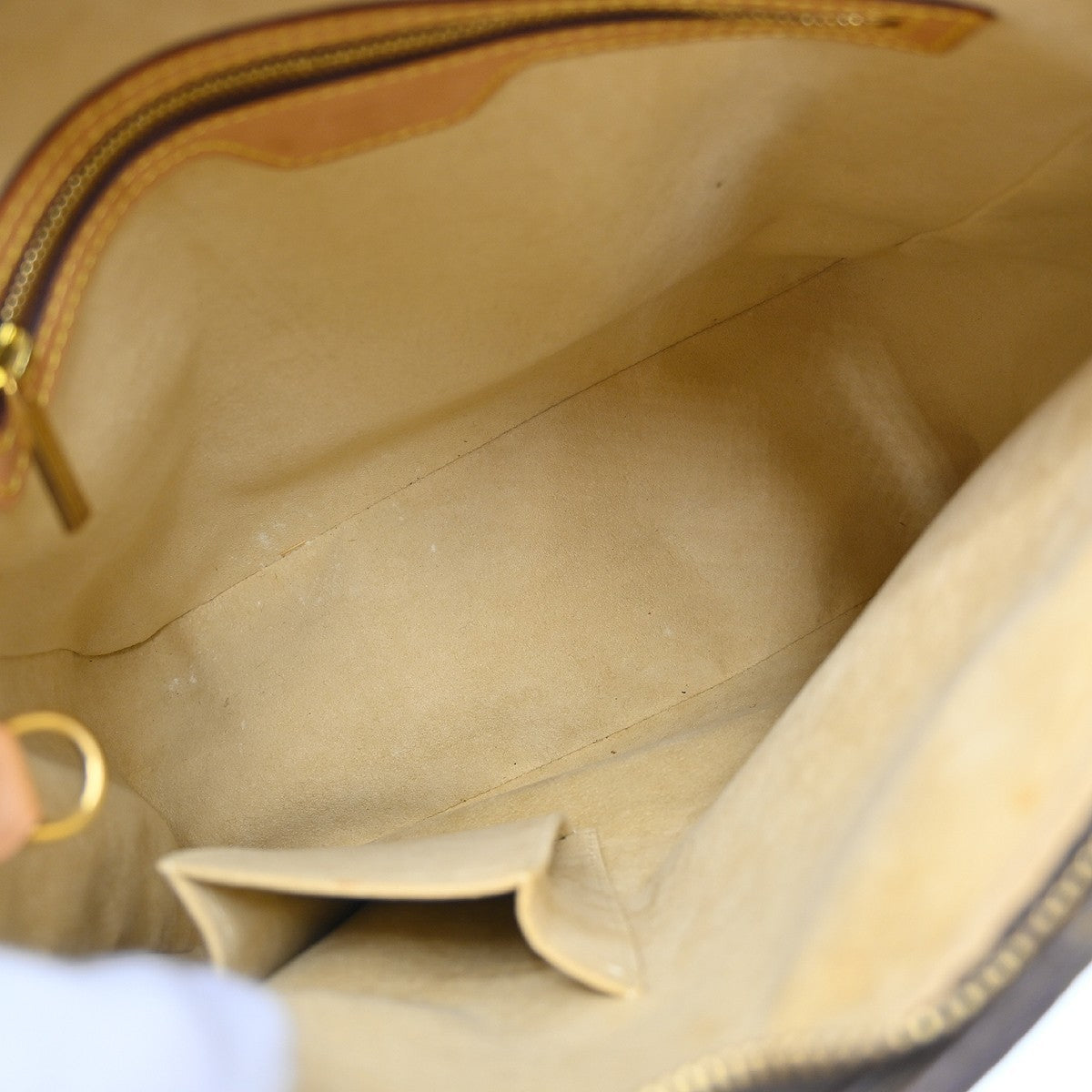 Louis Vuitton Looping Monogram Canvas Brown Canvas Handbag (Pre-Owned)
