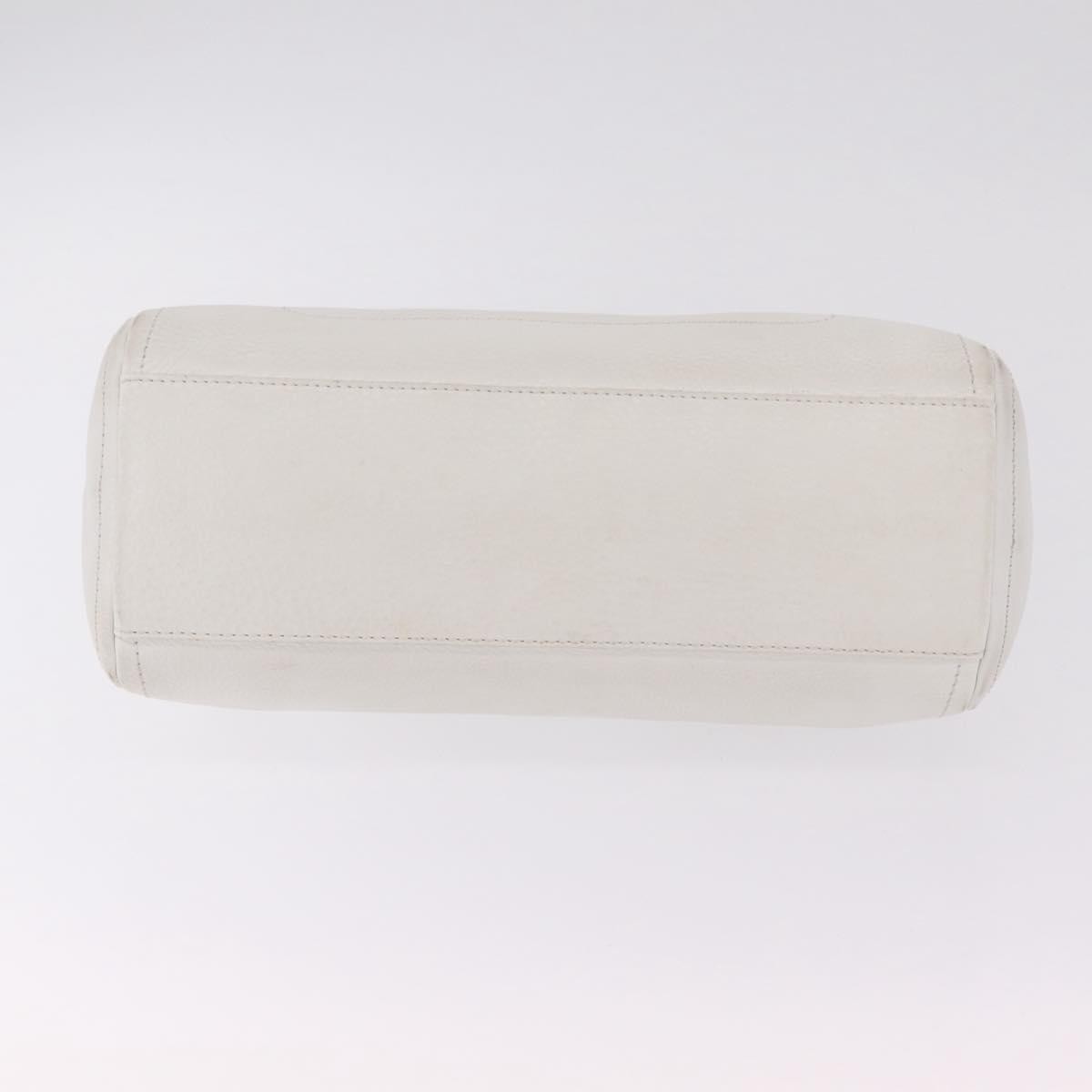 Celine Handbag Leather White Leather Handbag (Pre-Owned)