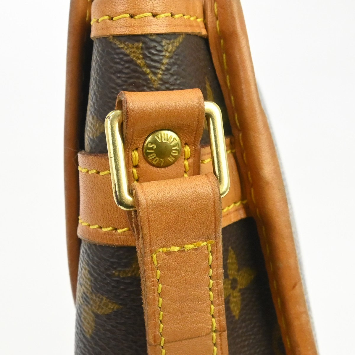 Louis Vuitton Sologne Monogram Canvas Brown Canvas Handbag (Pre-Owned)