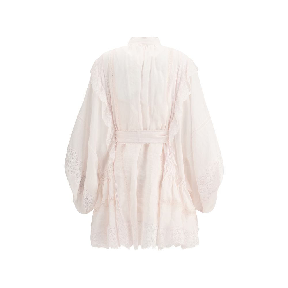 Zimmermann Mini Crush Lace Billow Women's Dress