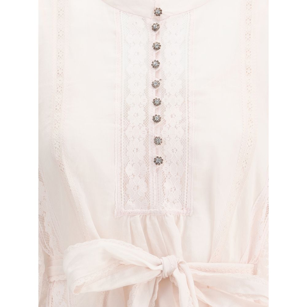 Zimmermann Mini Crush Lace Billow Women's Dress