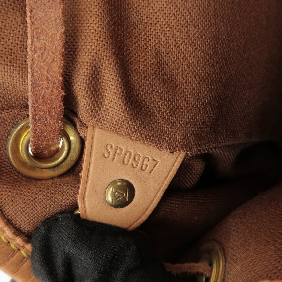 Louis Vuitton Vintage Montsouris Monogram Canvas Brown Canvas Backpack Bag (Pre-Owned)