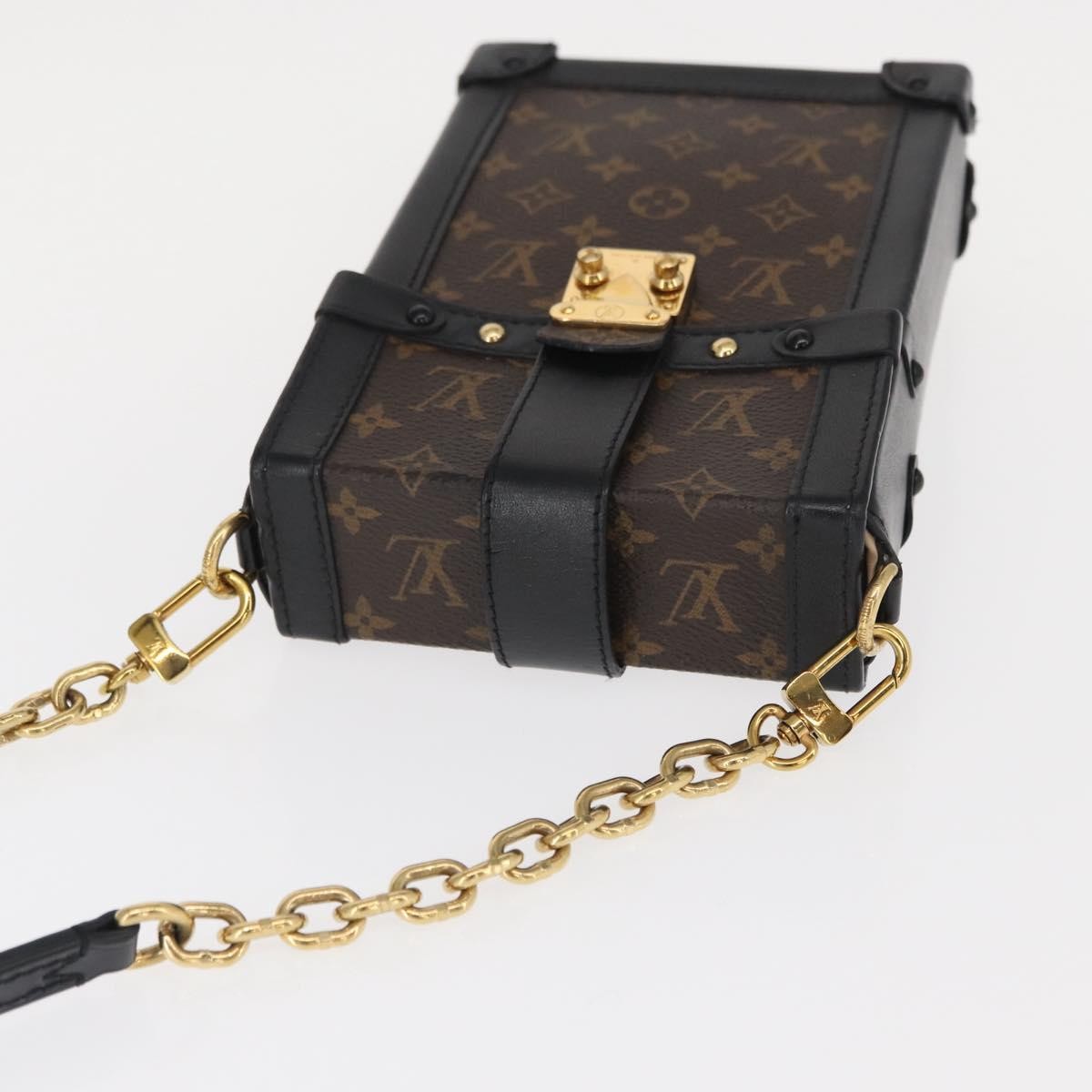 Louis Vuitton Vertical Trunk Pochette Monogram Canvas Brown Canvas Clutche & Pouche Bag (Pre-Owned)