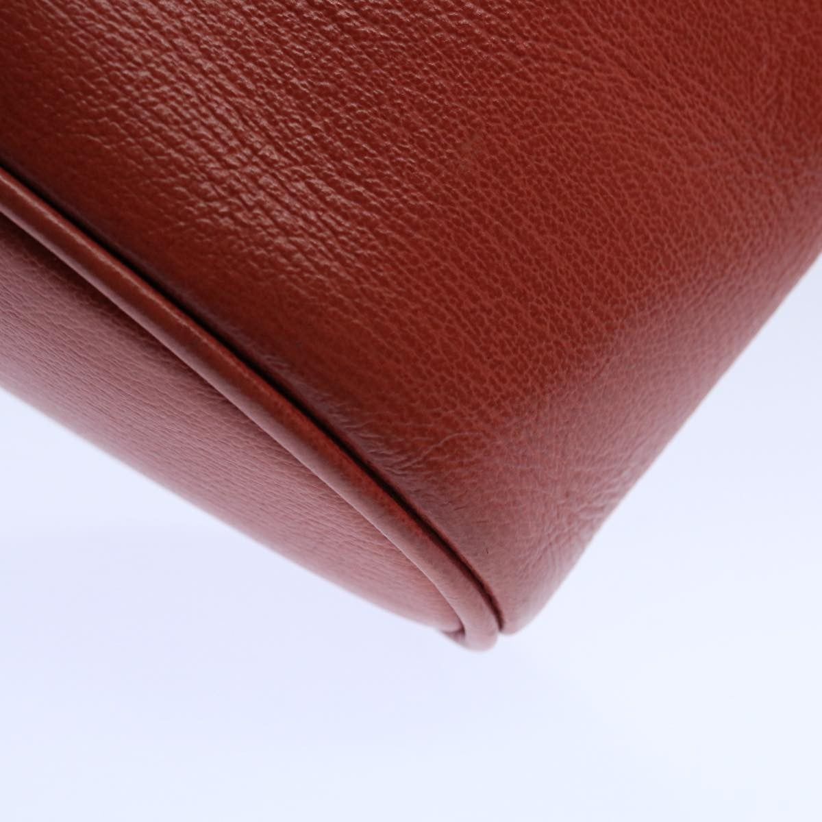 Loewe Vintage Velazquez Top Handle Leather Orange Leather Handbag (Pre-Owned)